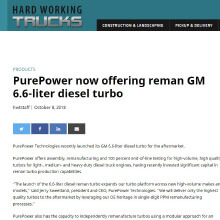 GM 6.6-liter diesel turbo